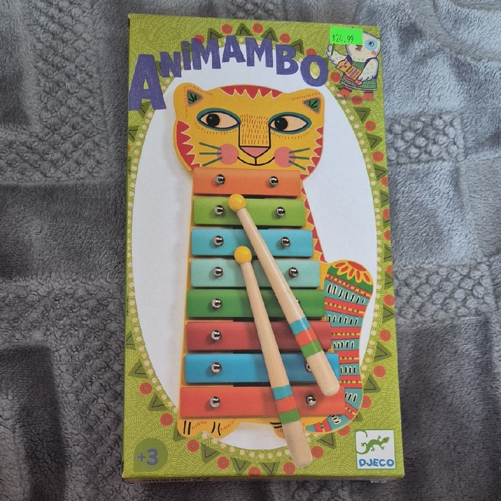 Djeco Animambo Metallophone Toy Age 3+